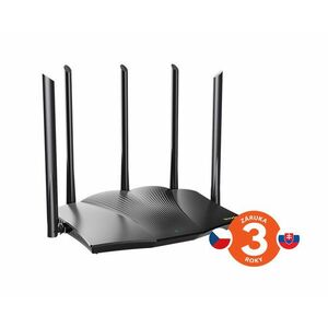 Tenda TX12 Pre AX3000 WiFi6 Router, 1x GWAN, 3x GLAN, IPv6, 5x 6dBi, WPA3, Mesh, SK app vyobraziť