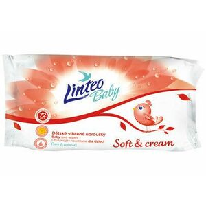 Vlhčené obrúsky detské Linteo Baby Soft and Cream 72ks vyobraziť