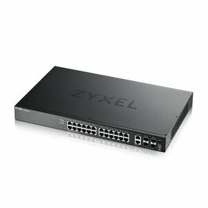 Zyxel XGS2220-30, L3 Access Switch, 24x1G RJ45 2x10mg RJ45, 4x10G SFP+ Uplink, incl. 1 yr NebulaFlex Pro vyobraziť