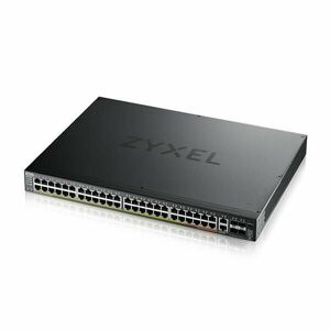 Zyxel XGS2220-54HP, L3 Access Switch, 600W PoE, 40xPoE+/10xPoE++, 48x1G RJ45 2x10mG RJ45, 4x10G SFP+ Uplink, incl. vyobraziť