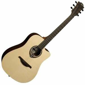 LAG T270DCE Natural Elektroakustická gitara Dreadnought vyobraziť