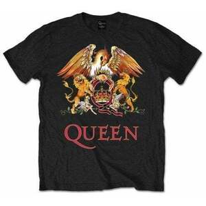 Queen Tričko Classic Crest Unisex Black XL vyobraziť