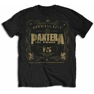 Pantera Tričko 101 Proof Unisex Black L vyobraziť