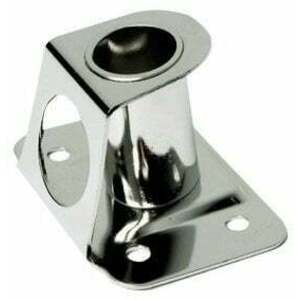 Osculati Stanchion socket polished SS 4° 25 mm Držiak na čln vyobraziť