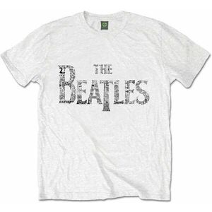 The Beatles Tričko Drop T Tickets Unisex White XL vyobraziť