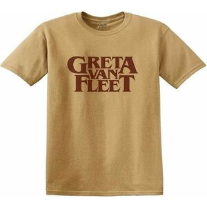 Greta Van Fleet Tričko Logo Unisex Old Gold 2XL vyobraziť