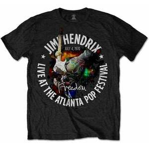 Jimi Hendrix Tričko Atlanta Pop Festival 1970 Unisex Black M vyobraziť