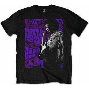 Jimi Hendrix Tričko Purple Haze Unisex Black L vyobraziť