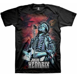 Jimi Hendrix Tričko Universe Unisex Black XL vyobraziť