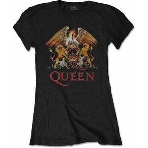 Queen Tričko Classic Crest Womens Black 2XL vyobraziť