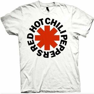 Red Hot Chili Peppers Tričko Red Asterisk Unisex White XL vyobraziť