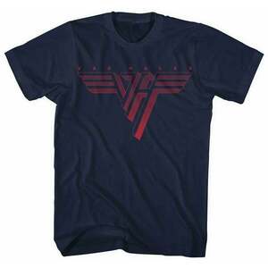 Van Halen Tričko Classic Red Logo Unisex Navy Blue XL vyobraziť