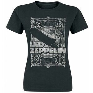 Led Zeppelin Tričko Vintage Print LZ1 Womens Black M vyobraziť