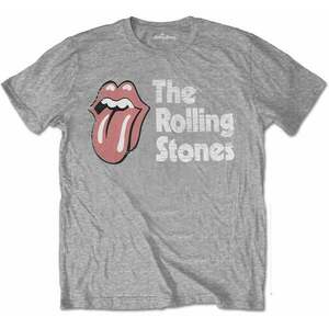 The Rolling Stones Tričko Scratched Logo Unisex Grey L vyobraziť