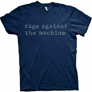 Rage Against The Machine Tričko Original Logo Unisex Navy Blue M vyobraziť