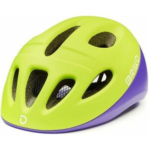 Briko Fury Matt Yellow Fluo Violet 46-48 Detská prilba na bicykel vyobraziť