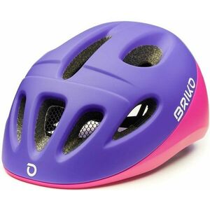 Briko Fury Matt Violet Pink 46-48 Detská prilba na bicykel vyobraziť