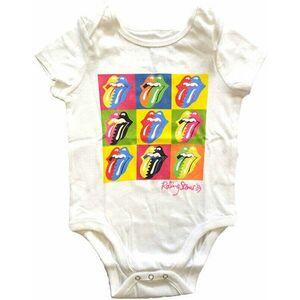 The Rolling Stones Tričko Two-Tone Tongues Kids White 1 rok vyobraziť