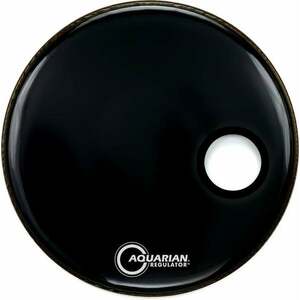 Aquarian RSM20BK Regulator Port/Ring 20" Black Rezonančná blana na bubon vyobraziť