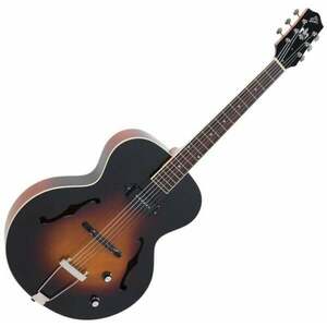 The Loar LH-309 Vintage Sunburst Semiakustická gitara vyobraziť