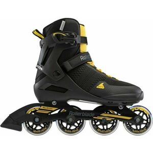 Rollerblade Spark 80 Black/Saffron Yellow 42 Kolieskové korčule vyobraziť