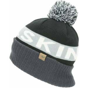 Sealskinz Water Repellent Cold Weather Bobble Hat Black/Grey/White/Black S/M Čiapka vyobraziť