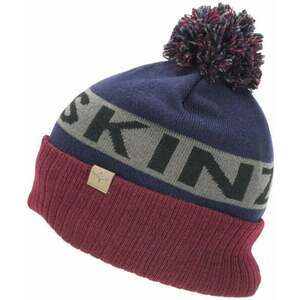 Sealskinz Water Repellent Cold Weather Bobble Hat Navy Blue/Grey/Red 2XL Čiapka vyobraziť