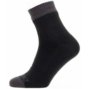 Sealskinz Waterproof Warm Weather Ankle Length Sock Black/Grey S Cyklo ponožky vyobraziť