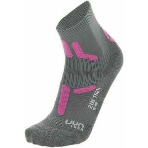 UYN Trekking 2 inch Mid Grey/Pink 35-36 Ponožky vyobraziť