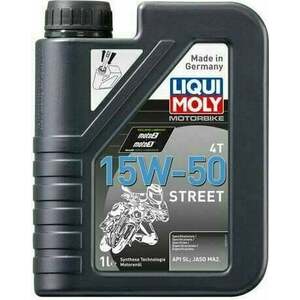 Liqui Moly 2555 Motorbike 4T 15W-50 Street 1L Motorový olej vyobraziť