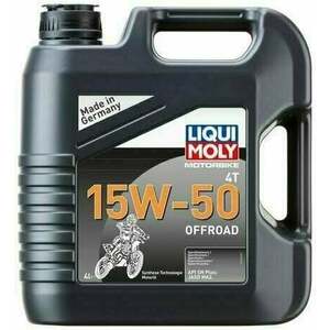 Liqui Moly 3058 Motorbike 4T 15W-50 Offroad 4L Motorový olej vyobraziť