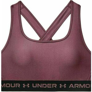 Under Armour Women's Armour Mid Crossback Sports Bra Ash Plum/Black XS Fitness bielizeň vyobraziť