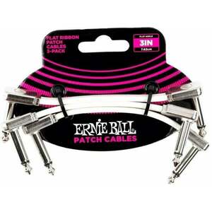 Ernie Ball P06384 7, 5 cm Zalomený - Zalomený Patch kábel vyobraziť