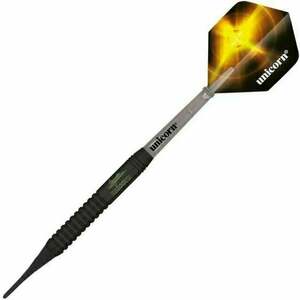 Unicorn Darts Black Brass S/T Softip 17 g Šípky vyobraziť