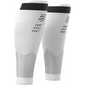 Compressport R2V2 Calf Sleeves White T1 Bežecké návleky na lýtka vyobraziť