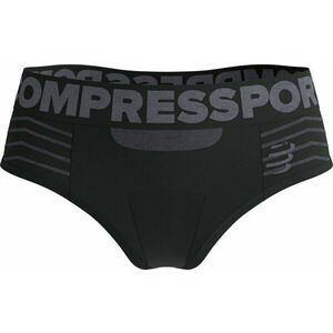 Compressport Seamless Boxer W Black/Grey Bežecká spodná bielizeň vyobraziť