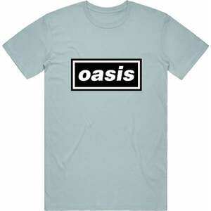 Oasis Tričko Decca Logo Unisex Light Blue 2XL vyobraziť