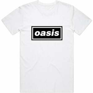 Oasis Tričko Decca Logo Unisex White M vyobraziť