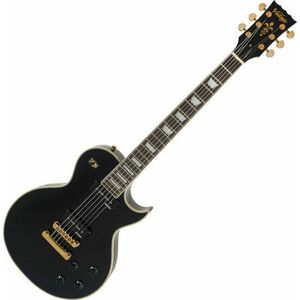 Vintage V100PBB Gloss Black Elektrická gitara vyobraziť