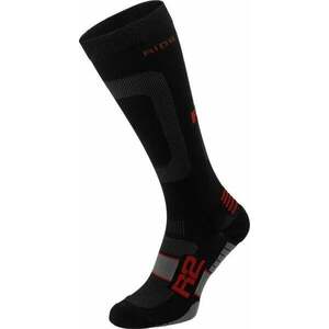 R2 Power Bike Socks Black/Red M Cyklo ponožky vyobraziť