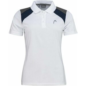 Head Club Jacob 22 Tech Polo Shirt Women White/Dark Blue XL Tenisové tričko vyobraziť