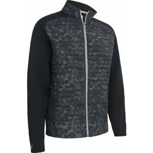 Callaway Abstract Camo Printed Mixed Media Full Zip Caviar S Mikina vyobraziť