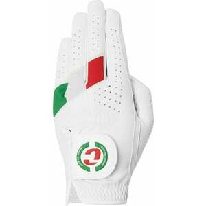 Duca Del Cosma Hybrid Pro Golf White/Green/Red Ľavá ruka L Pánske rukavice vyobraziť