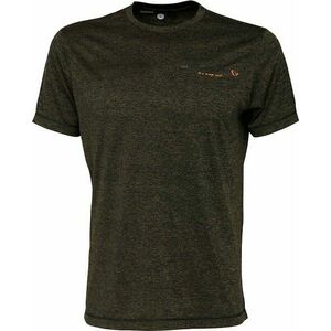 Savage Gear Tričko Fighter Stretch T-Shirt Burnt Olive Melange S vyobraziť