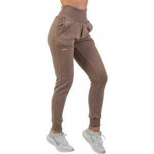 Nebbia High-Waist Loose Fit Sweatpants "Feeling Good" Brown L Fitness nohavice vyobraziť