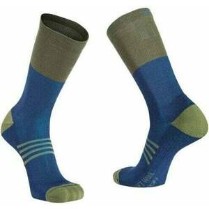 Northwave Extreme Pro High Sock Deep Blue/Forest Green S Cyklo ponožky vyobraziť