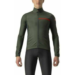 Castelli Squadra Stretch Bunda Military Green/Dark Gray L vyobraziť