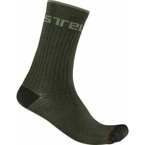 Castelli Distanza 20 Sock Military Green S/M Cyklo ponožky vyobraziť