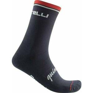 Castelli Quindici Soft Merino Sock Dark Blue L/XL Cyklo ponožky vyobraziť