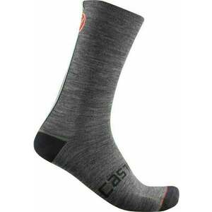 Castelli Racing Stripe 18 Sock Dark Gray S/M Cyklo ponožky vyobraziť